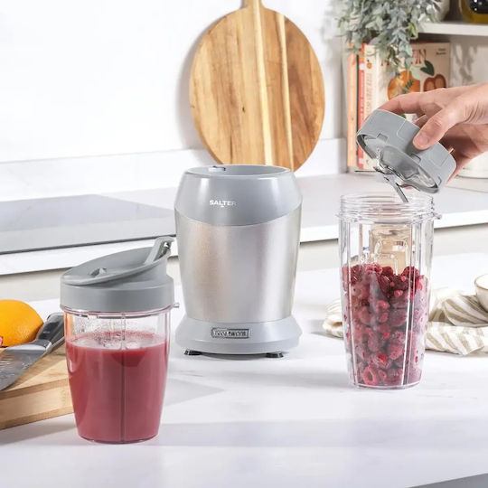 Salter Blender with Stainless Steel Jug 1 lt 1000W Grey 1423376