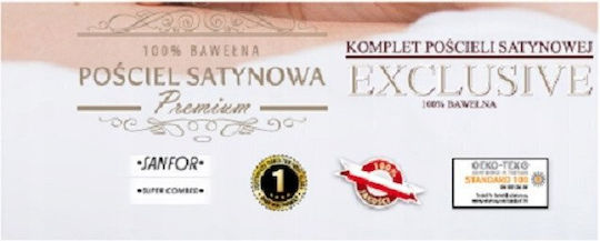 Multitex Bettbezüge Einheiten 140x200cm Exklusiv Satin