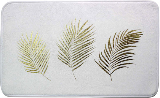 Πατάκι Μπάνιου L-C Orbella 1800958 Blanc / Or 45x75εκ.