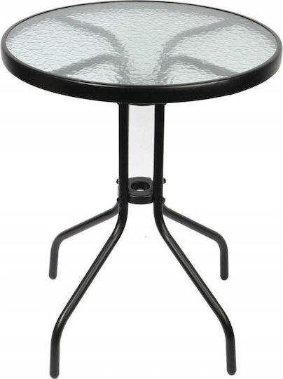 Sitting Room Table 70x70 Metal