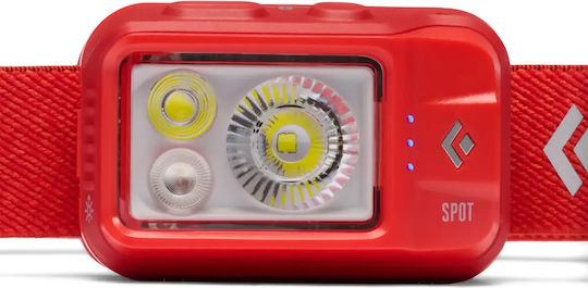 Black Diamond Rechargeable LED Headlamp IPX7 with Maximum Brightness 450lm Spot 450