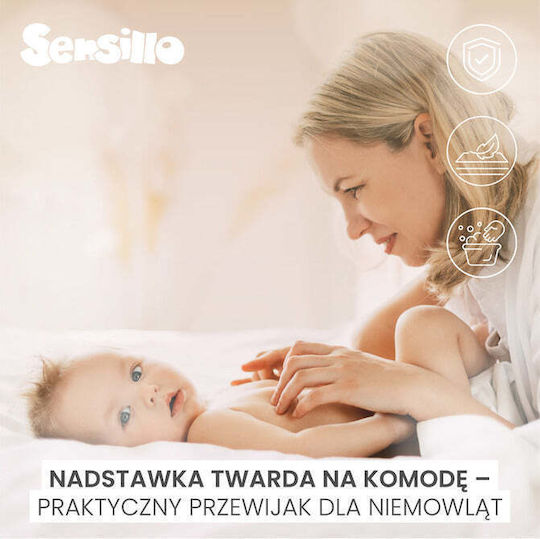 Sensillo Hard Changing Pad made of Fabric Beige Leaf