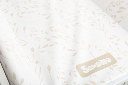 Sensillo Hard Changing Pad made of Fabric Beige Leaf
