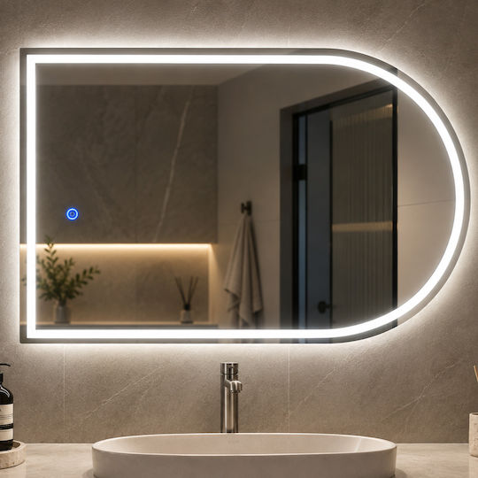 Futura Огледало за баня LED Arch Design 90x60cm