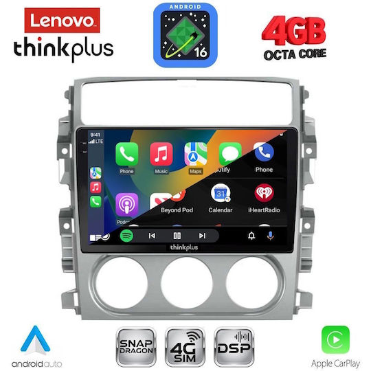 Lenovo Автомобилна Аудио Система за Suzuki Liana 2001-2007 (Bluetooth/USB/Вграден Wi-Fi/GPS/Apple CarPlay/Android Auto) с Touch Screen 9"