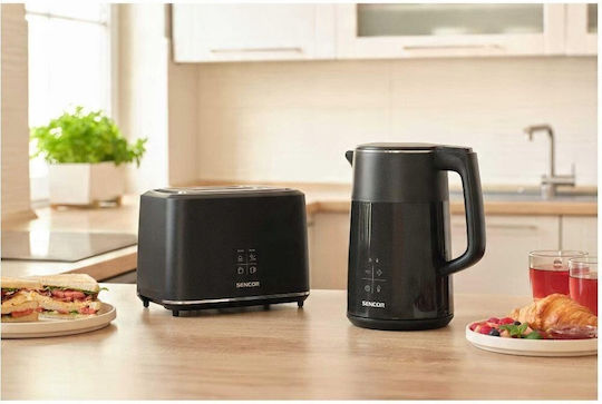 Sencor Φρυγανιέρα 2 Θέσεων 1080W Μαύρη