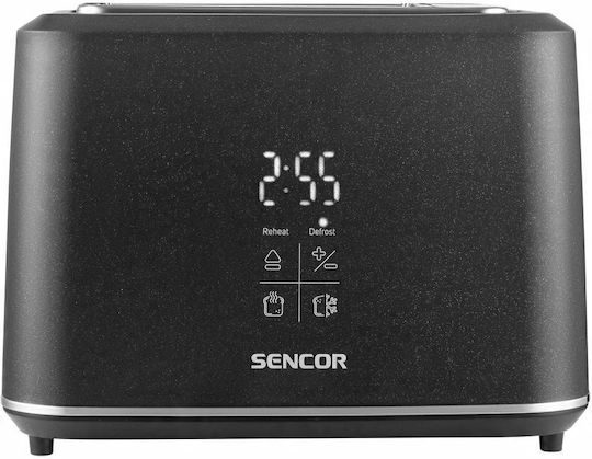 Sencor Φρυγανιέρα 2 Θέσεων 1080W Μαύρη