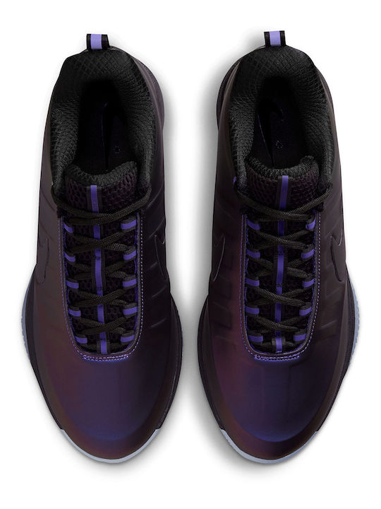 Book 2 "Eggplant Foamposite" Pantofi de Baschet cu Talpă Joasă Varsity Purple / Negru