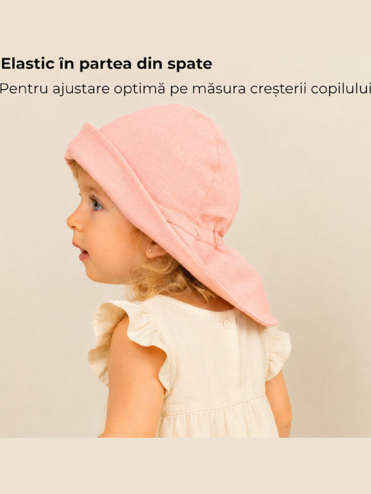 Kidizi Palarie Copii Tesatura Cu Protectie Solara Roz