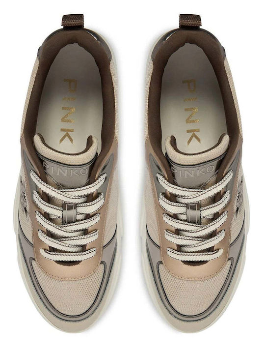 Damentaschen Sneakers Silber