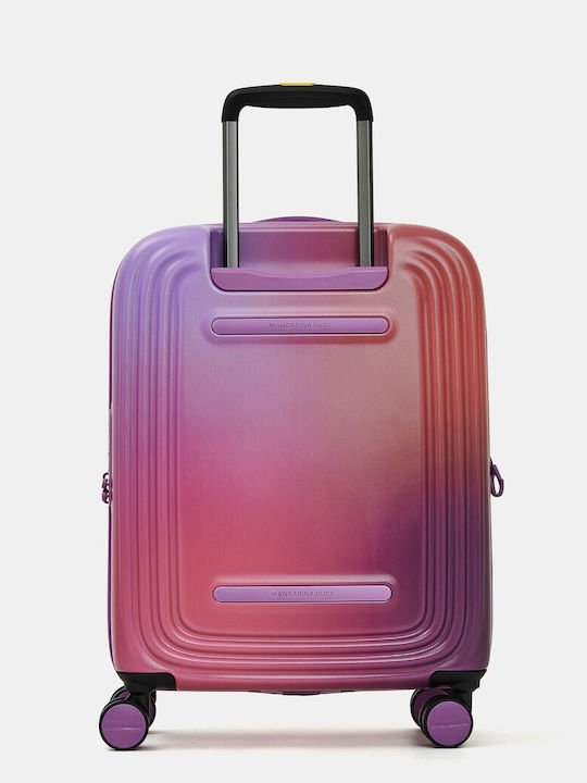Mandarina Duck Reisekoffer Hart Kabinenkoffer Winter Sunrise mit 4 Rädern Höhe 55cm