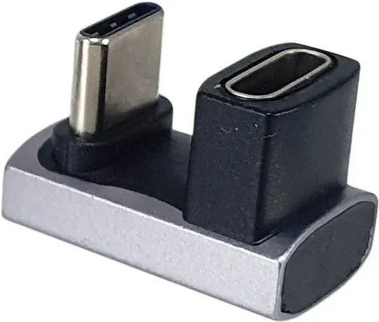 Equip Adaptor Usb-C La Usb-C 180° 40gbps Pd 240w 2 Bucăți