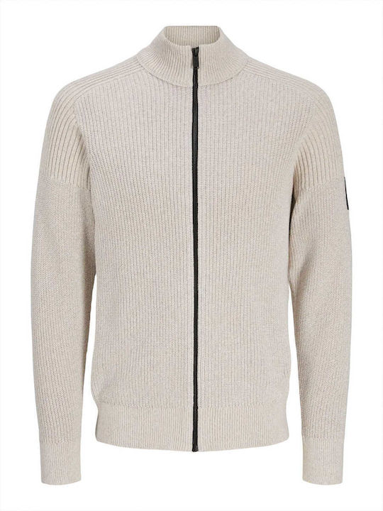 Women's Knitted Cardigan with Zipper Moonbeam
