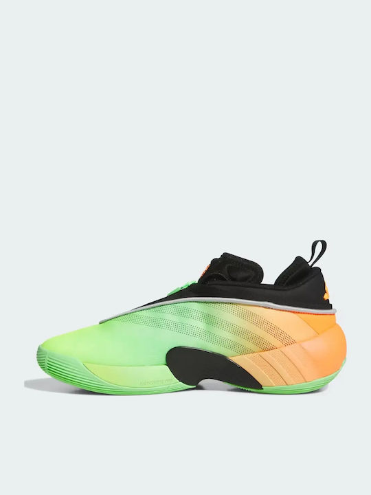 D.O.N. Issue 7 Ниски Баскетболни Обувки Lime Burst / Core Black / Screaming Orange
