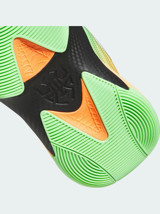 D.O.N. Issue 7 Ниски Баскетболни Обувки Lime Burst / Core Black / Screaming Orange