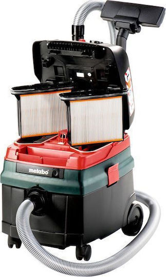 Metabo Asr 25 L Nass-Trocken Staubsauger 1400W mit Kunststoffbehälter 25lt