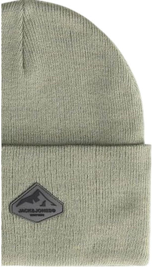 Beanie Căciulă Pentru Bărbați Tricotată în Culoare Kaki