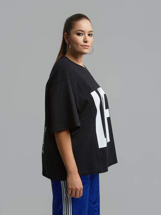 Life Tricou Sportiv Damă Negru