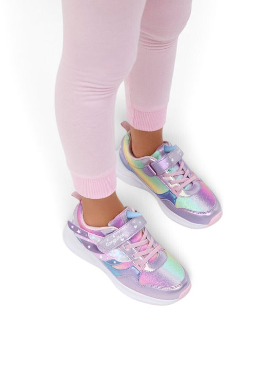 Kinder Sneaker mit Lichtern Lila