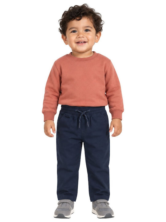 Pantaloni chino albastru marin pentru bebeluși