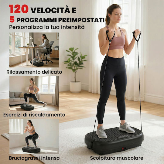 5 Intensity Levels 5 Programs Vibration Platform Passive Exercise for Total Body