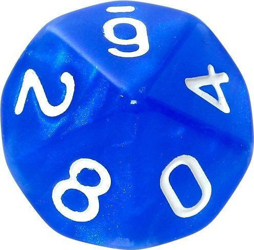Rebel Set de Zaruri RPG Bijuterii Ale Lunii 7 Piese Lapis Lazuli Glitter