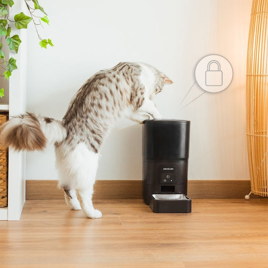 Cecotec Pumba 6000 Automatic Stainless Steel Food Dispenser for Dog & Cat 2 x 6lt