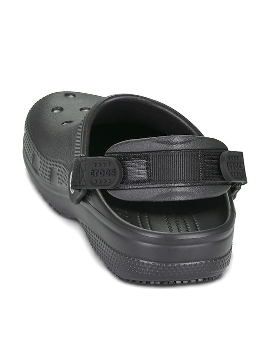 Crocs Classic Γυναικεία Σαμπό Μαύρα