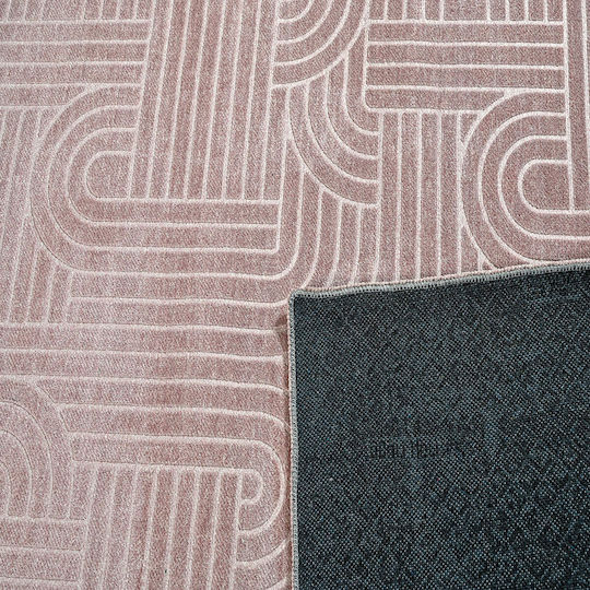 Polcarpet Sina Non-Slip Rectangular Pink Living Room Rug 120x180cm