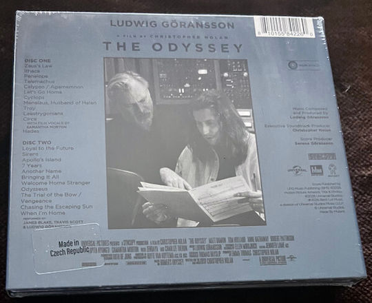 Ludwig Göransson Odyssey Original Motion Picture Soundtrack Cd