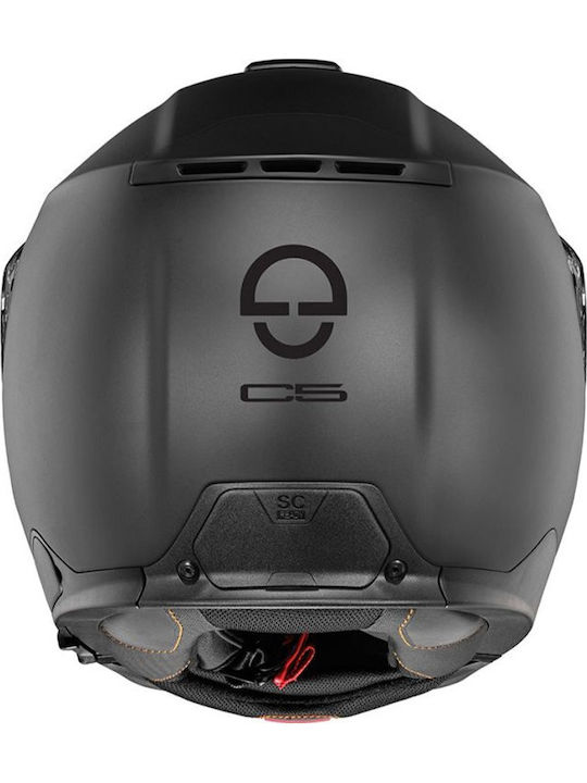 Schuberth C5 ANC Черен Мат Каска за Мотор Флип ъп ECE 22.06 1660 гр с Pinlock и Sunvisor