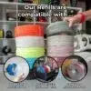 Azurefilm PLA 3D Printer Filament 1.75mm Γκρι 1kg