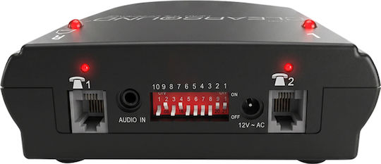 Geemarc Rj11 2-port Telephone Line Network Simulator Landlines Black