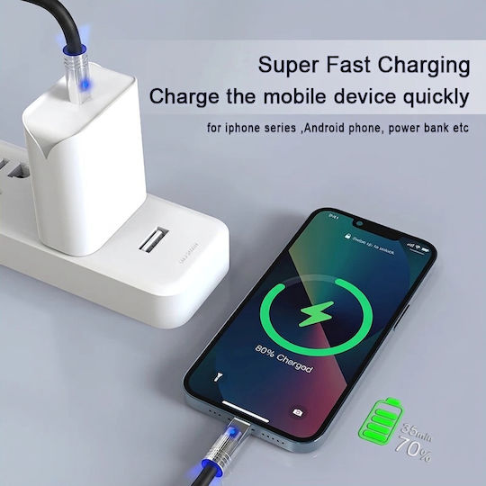 Leewello USB-C Zu Lightning Kabel Schwarz 1,2m 783090