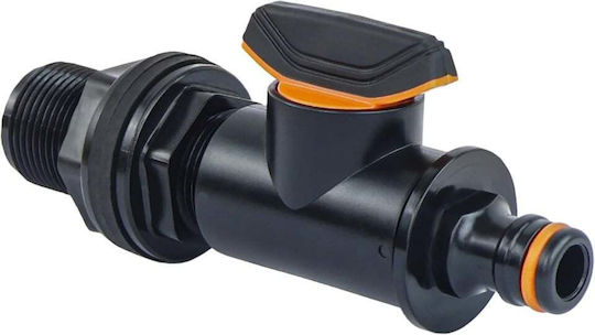 Conector Trecere Perete Butoi Rezervor Apă De Pluie Filet Exterior 3/4" 26 Mm Piuliță Flanșă Etanșare