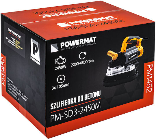 Powermat Telescopic Concrete Sander 2450W PM-SDB-2450M