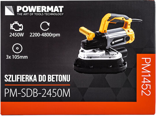Powermat Telescopic Concrete Sander 2450W PM-SDB-2450M