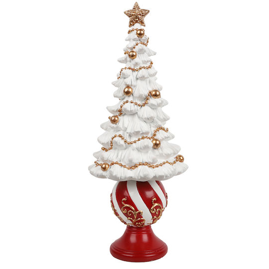 Arbore Decorativ de Crăciun 40cm Alb Arbore Decorativ de Crăciun 40cm Alb
