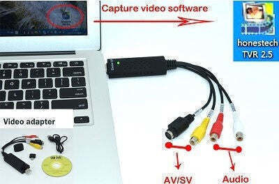 Easier Cap Dc60 Usb 2.0 Videoaufnahme Videoaufzeichnung Auf Laptop Pc