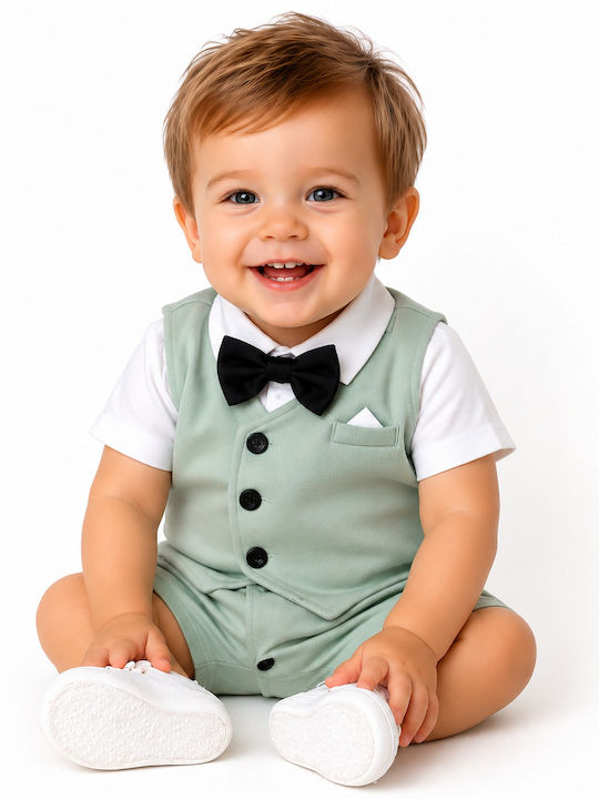 TakTakBaby Baby Bodysuit Light Brown TakTakBaby Baby Bodysuit Light Brown