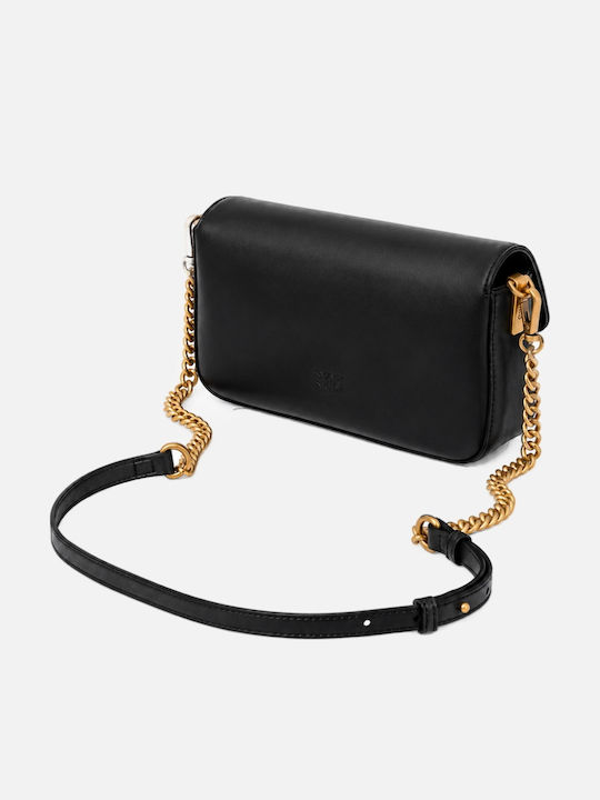 Love One Leather Women's Crossbody Bag Black
