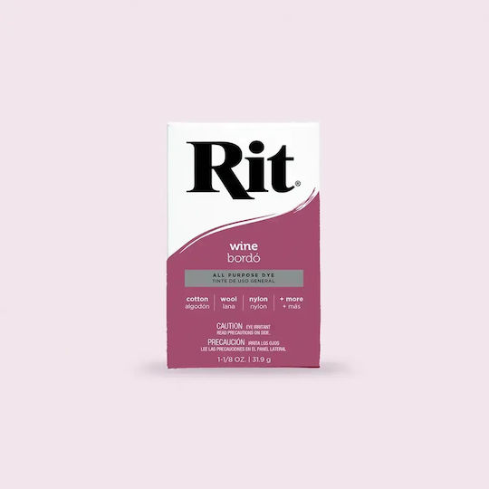 Rit Dye Powder All-purpose Βαφή Υφασμάτων – Wine 31,9g