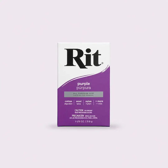 Rit Dye Powder All-purpose Βαφή Υφασμάτων – Purple 31,9g