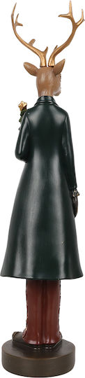 Liberta Liberta Weihnachtsfigur aus Kunststoff Hirsche Länge 8cm