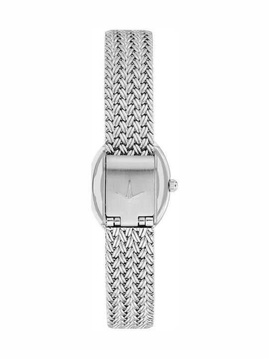 Men's Battery Watch with Silver Stainless Steel Bracelet