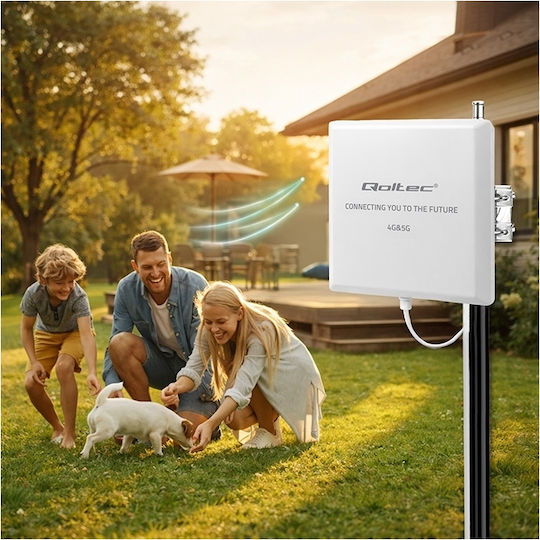 Qoltec 57062 Externe TV-Antenne (Benötigt Strom)