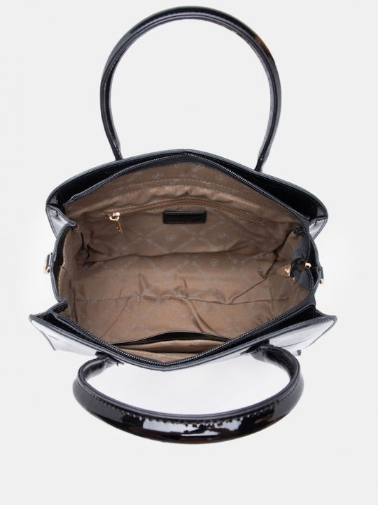 Stoff Damen Handtasche Handtasche Crossbody Schwarze