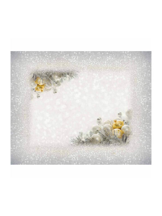 Saint Clair 2034 Weihnachtliches Tischgeschirr Stoff Graues 180x145cm