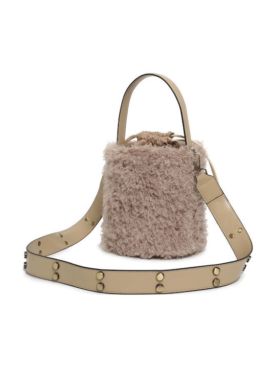 Günstiges Damen Beutel Wildleder Khaki