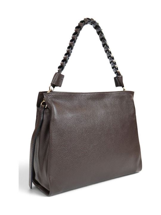 Damentasche aus Leder Hobo Schulter Tasche Braune